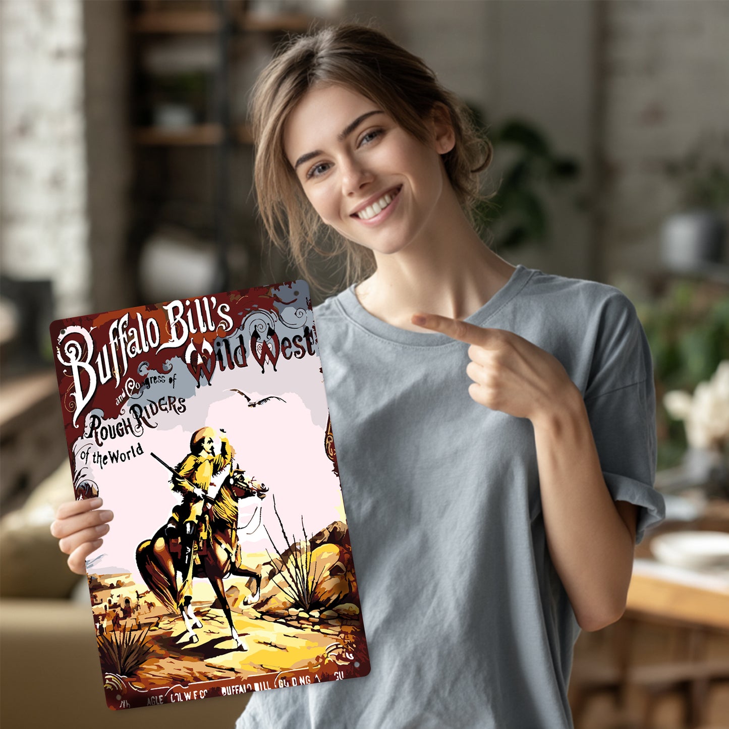 Buffalo Bill’s Wild West – Vintage Paint by Numbers