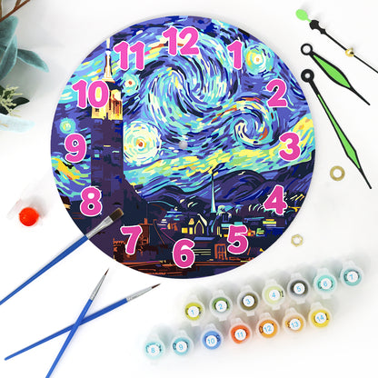 Paint the Moment – Starry Night Clock Kit