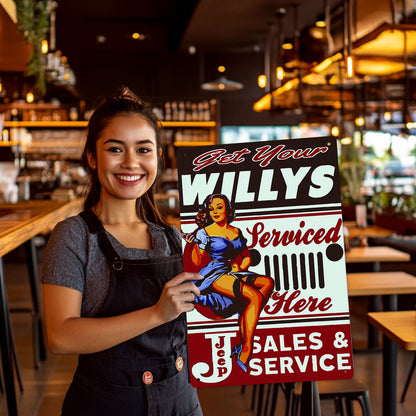Get Your Willys Serviced Here – Vintage Paint by Numbers