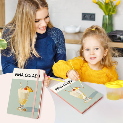 Paint & Sip Notebook – Piña Colada Edition