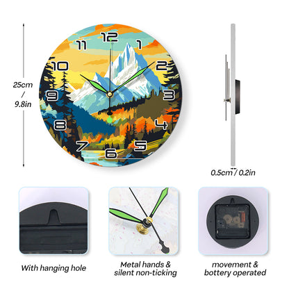 Paint the Moment – Mountain Majesty Clock Kit
