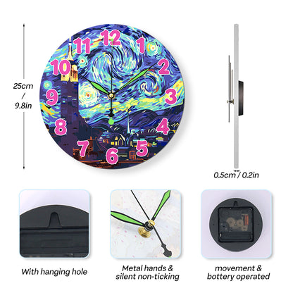 Paint the Moment – Starry Night Clock Kit