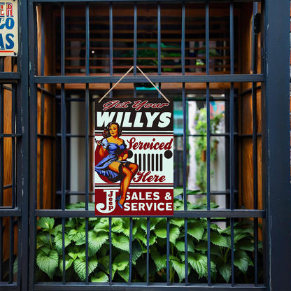 Get Your Willys Serviced Here – Vintage Paint by Numbers