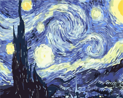 Die Sternennacht von Vincent Van Gogh