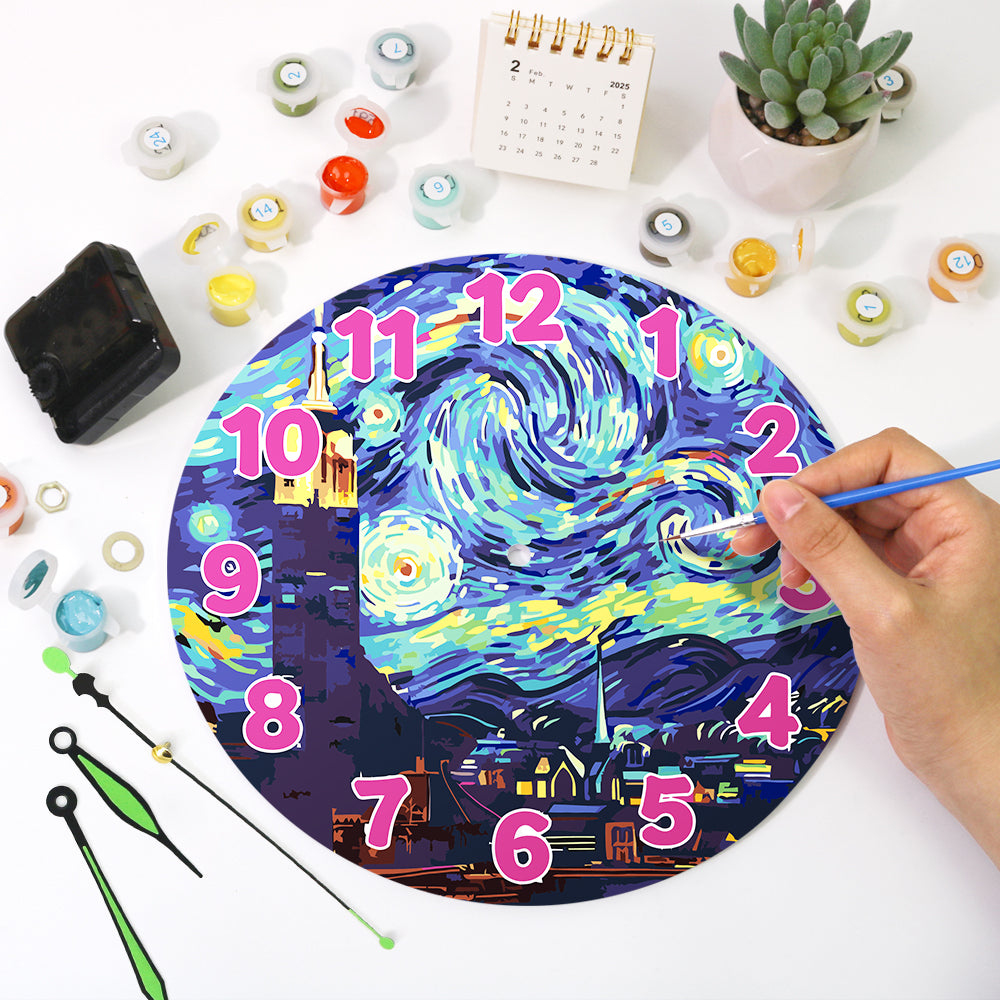 Paint the Moment – Starry Night Clock Kit