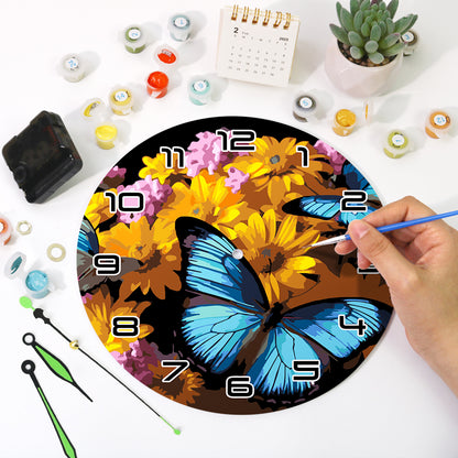 Paint the Moment – Butterfly Bloom Clock Kit