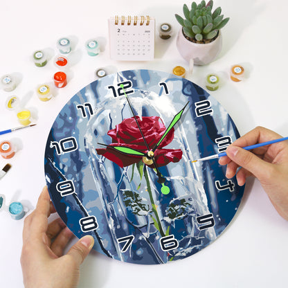 Paint the Moment – Enchanted Rose Clock Kit