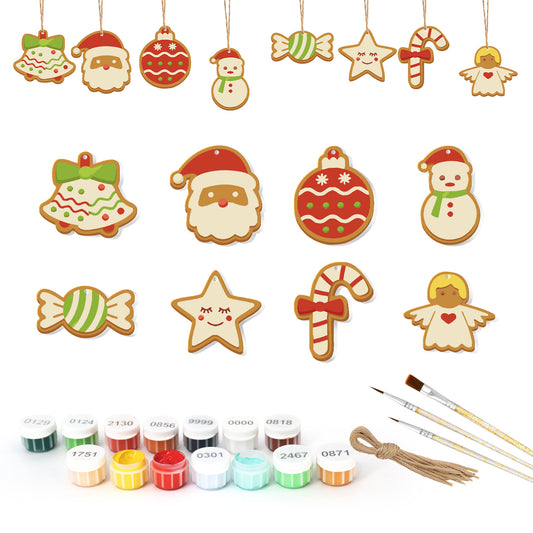 Sweet Holiday Classics Paintable Ornaments