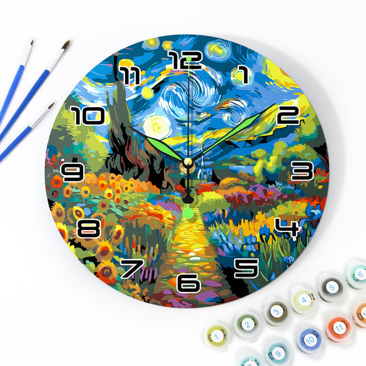 Paint the Moment – Starry Garden Clock Kit