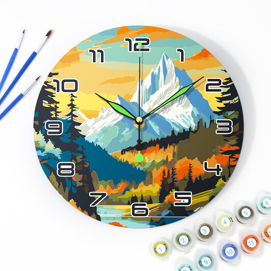 Paint the Moment – Mountain Majesty Clock Kit