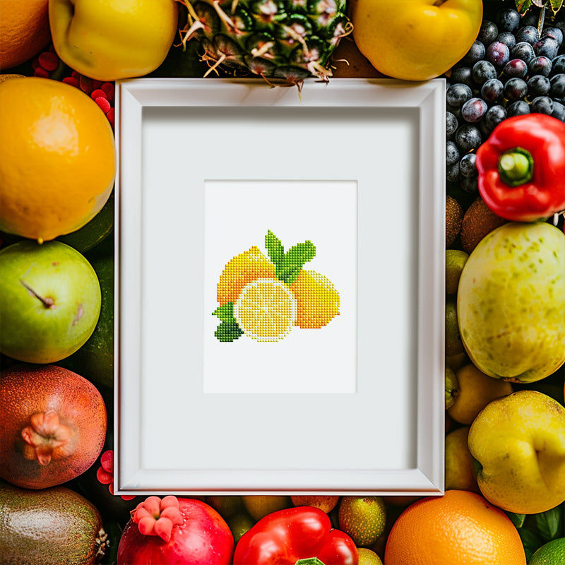 12 Assorted Fruit Diamond Paintings