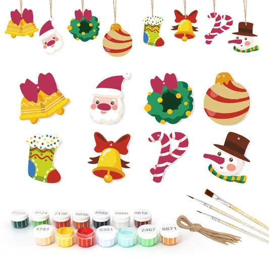 Jolly Holidays Paintable Ornaments