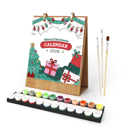 A Year of Cheer 2026: Christmas Paint-by-Numbers Calendar
