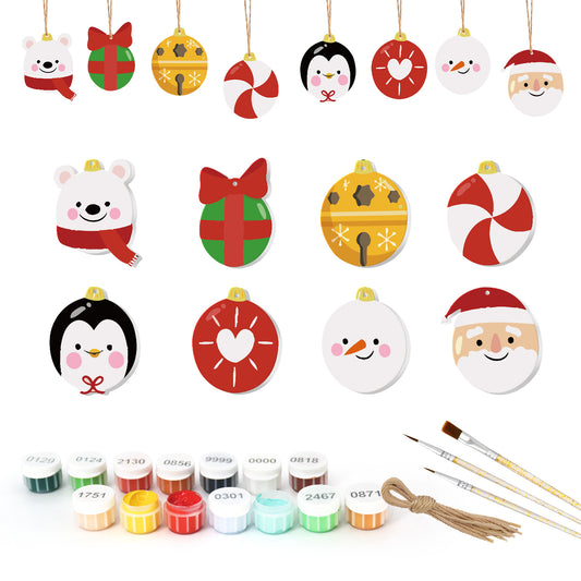 Jolly Baubles Paintable Ornaments