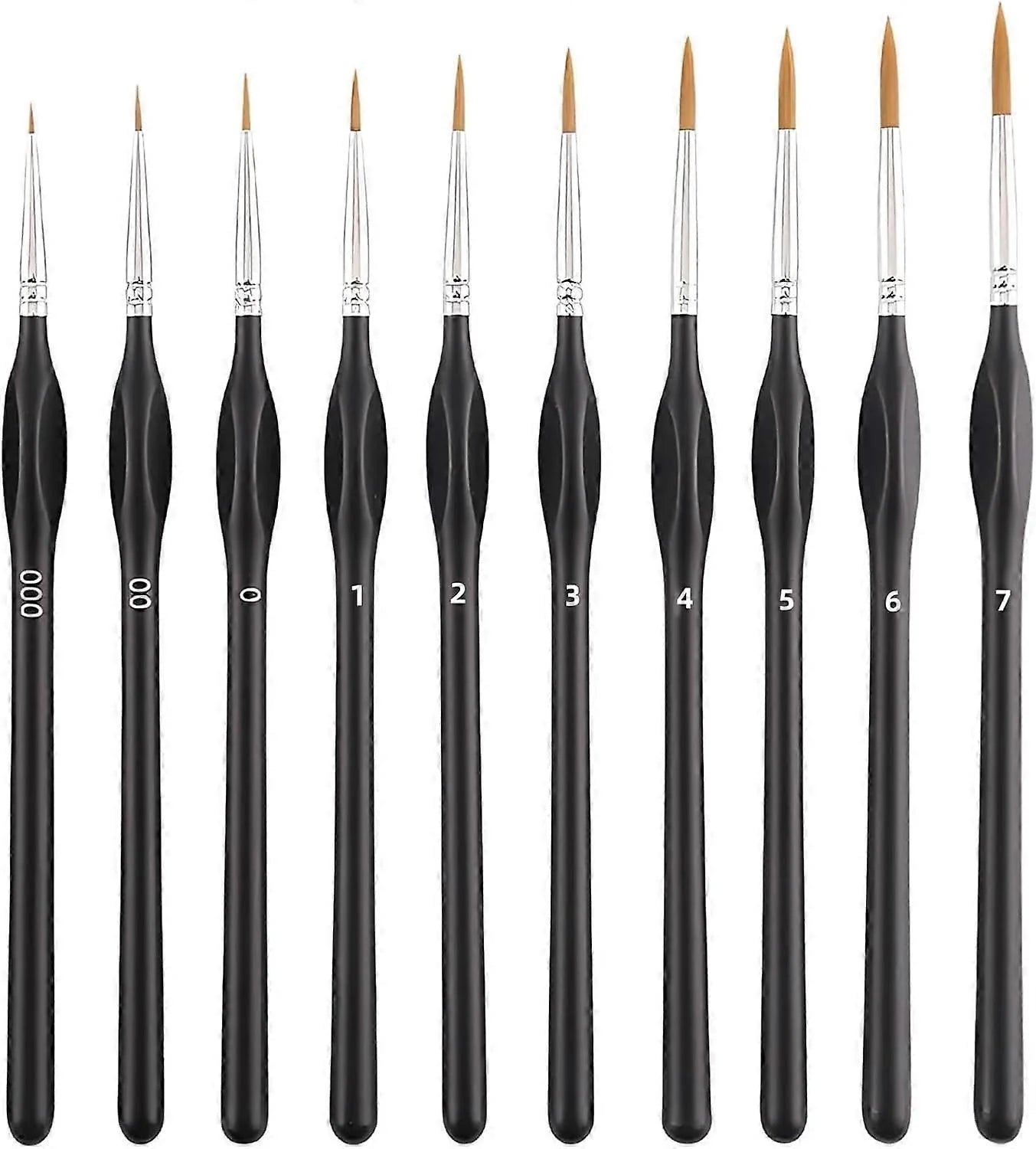 10 pcs/set Black Brush Pen