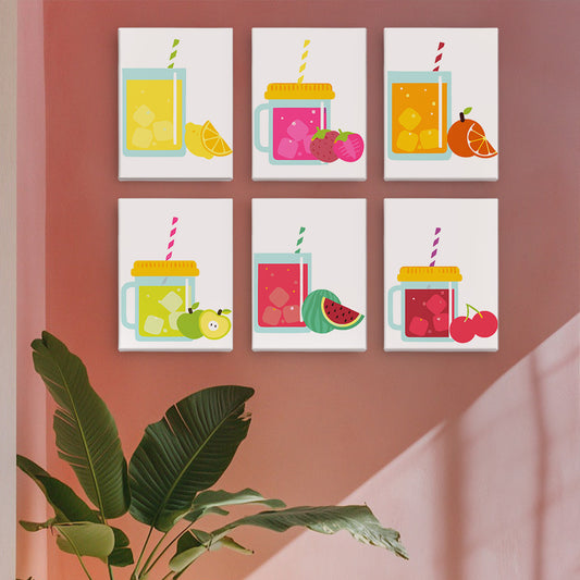 Sip the Sunshine 6 Pack Mini Paint by Numbers Kit