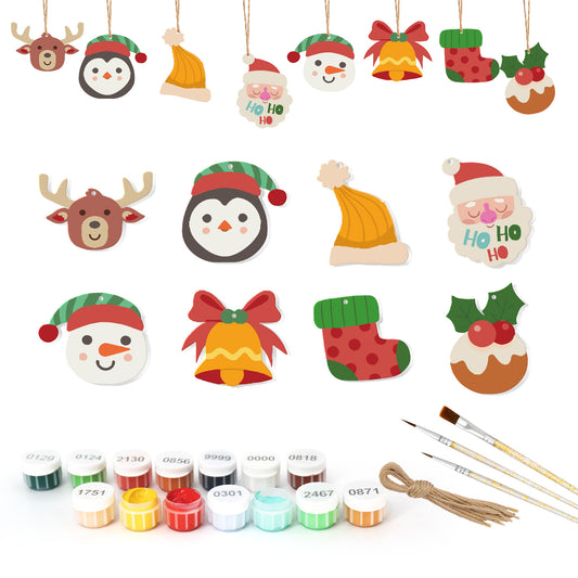 Holiday Friends Paintable Ornaments
