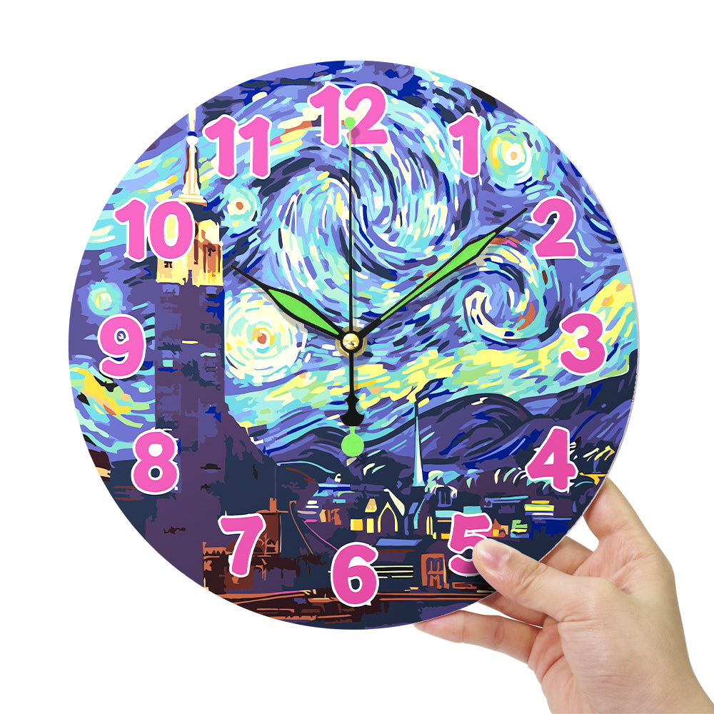 Paint the Moment – Starry Night Clock Kit