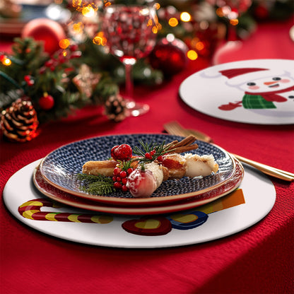 6 Piece Christmas Placemat Set 20cm - Set 28