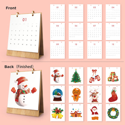 A Year of Cheer 2026: Christmas Paint-by-Numbers Calendar