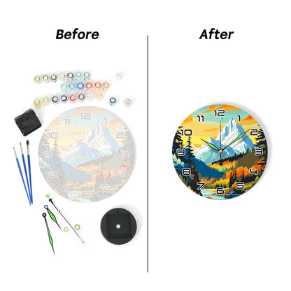 Paint the Moment – Mountain Majesty Clock Kit