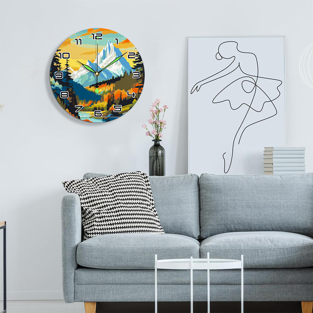 Paint the Moment – Mountain Majesty Clock Kit