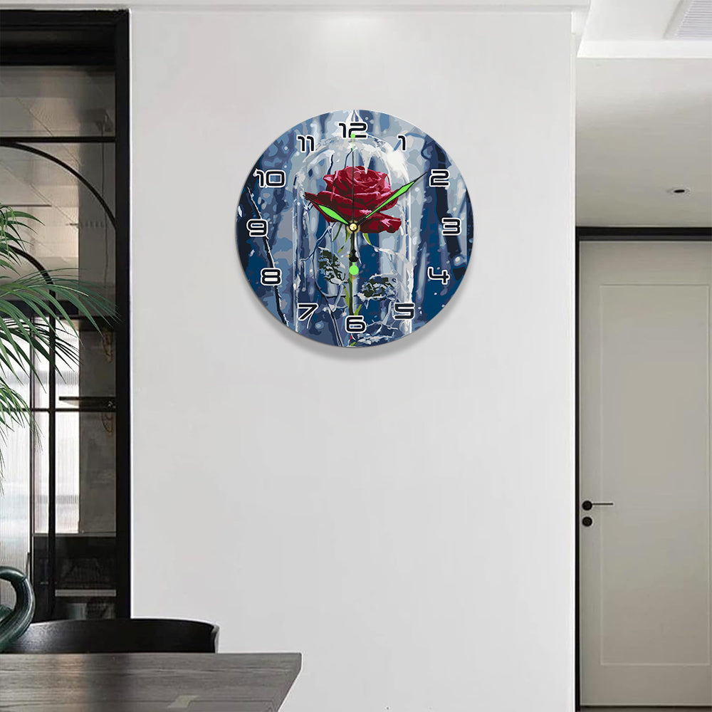 Paint the Moment – Enchanted Rose Clock Kit