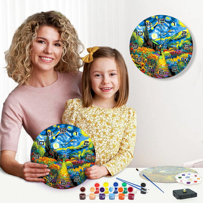 Paint the Moment – Starry Garden Clock Kit