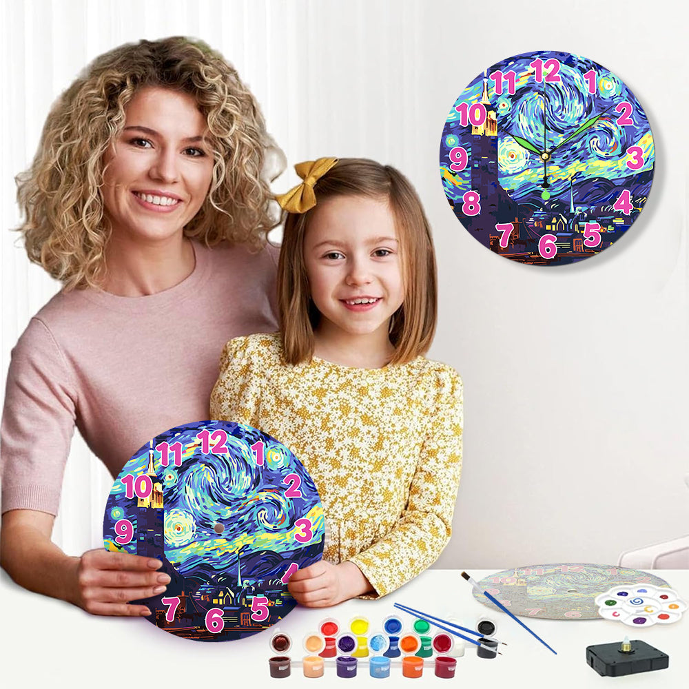 Paint the Moment – Starry Night Clock Kit