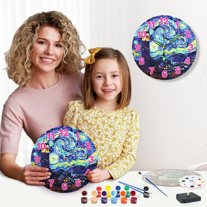 Paint the Moment – Starry Night Clock Kit