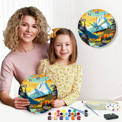 Paint the Moment – Mountain Majesty Clock Kit