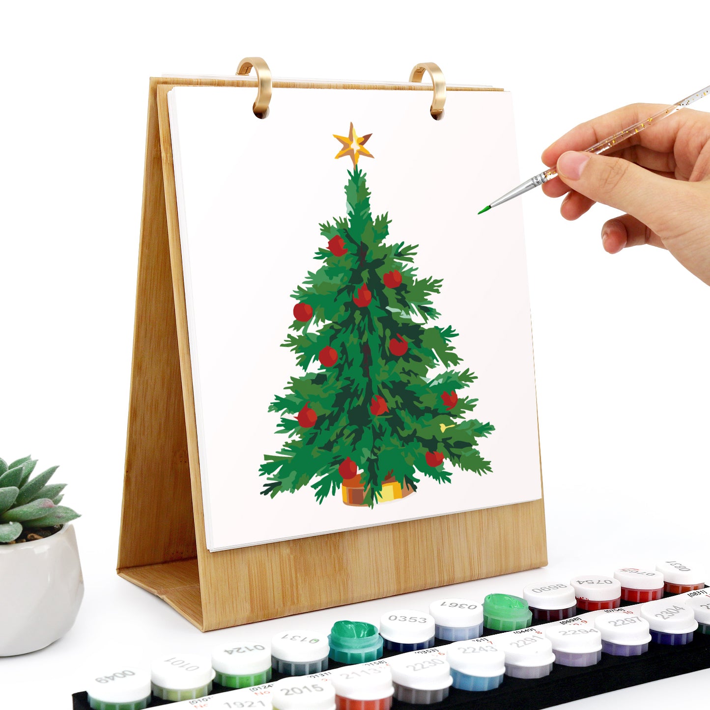 A Year of Cheer 2026: Christmas Paint-by-Numbers Calendar