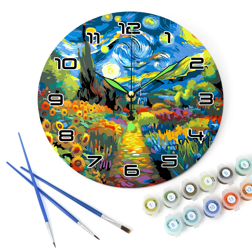 Paint the Moment – Starry Garden Clock Kit