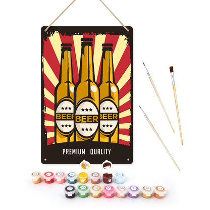 Triple Brew Burst – Vintage Paint by Numbers