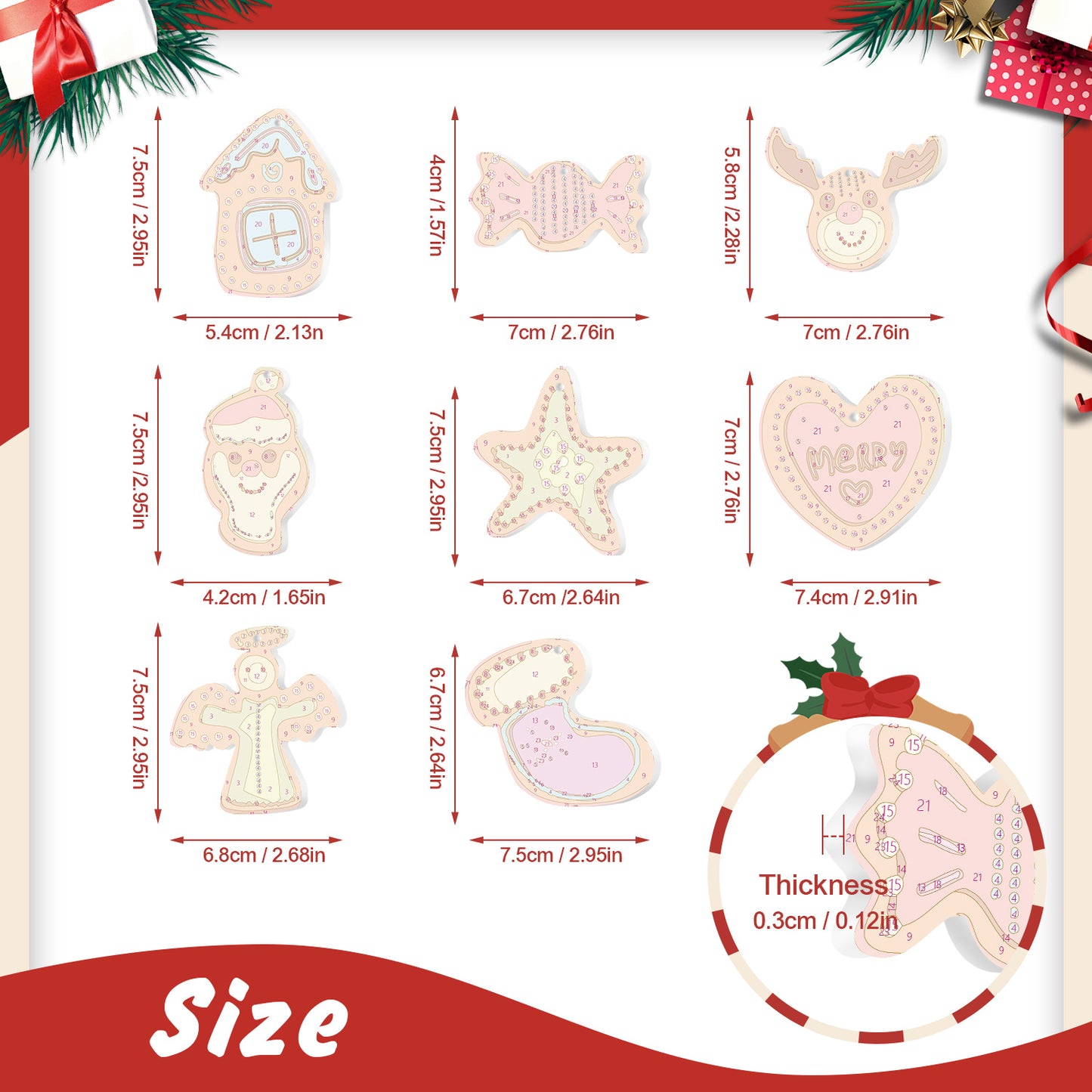 Winter Wonders Paintable Ornaments