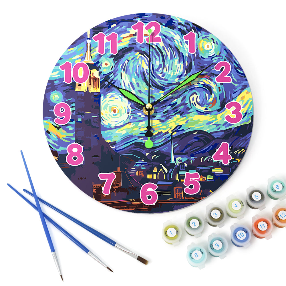 Paint the Moment – Starry Night Clock Kit