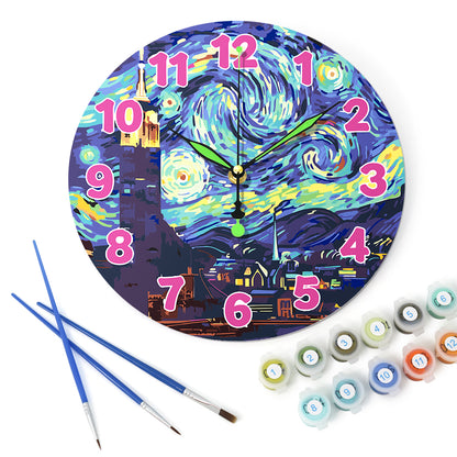Paint the Moment – Starry Night Clock Kit