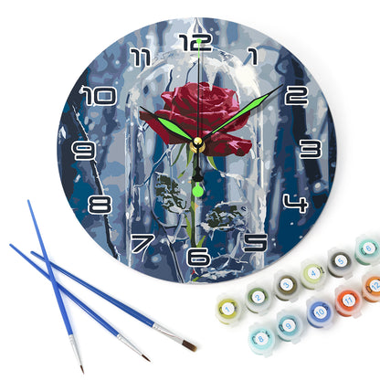 Paint the Moment – Enchanted Rose Clock Kit