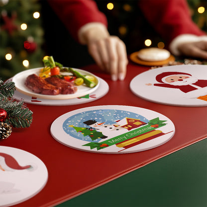 6 Piece Christmas Placemat Set 20cm - Set 26