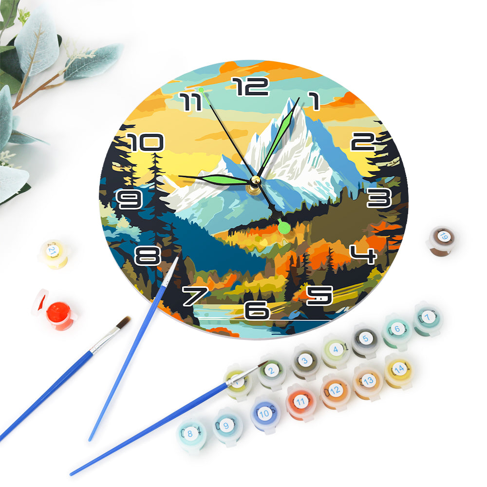 Paint the Moment – Mountain Majesty Clock Kit