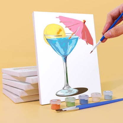 Tropical Toasts 6 Pack Mini Paint by Numbers Kit