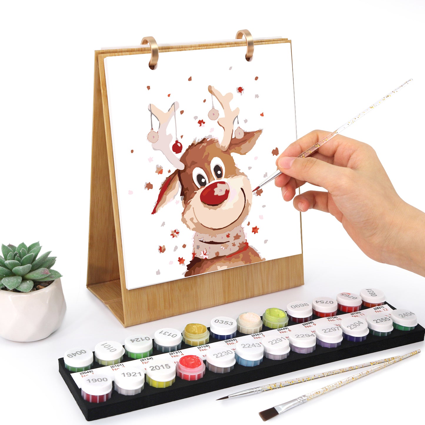 A Year of Cheer 2026: Christmas Paint-by-Numbers Calendar