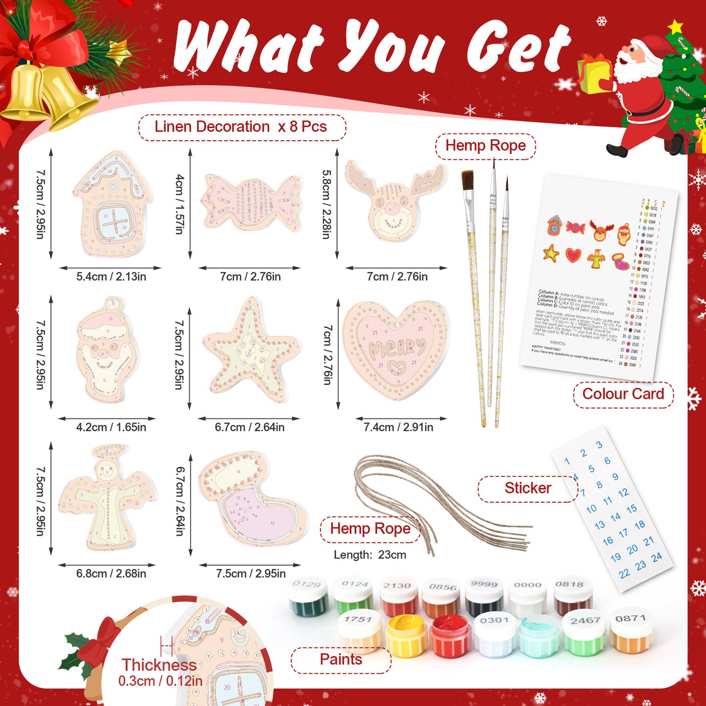 Winter Wonders Paintable Ornaments