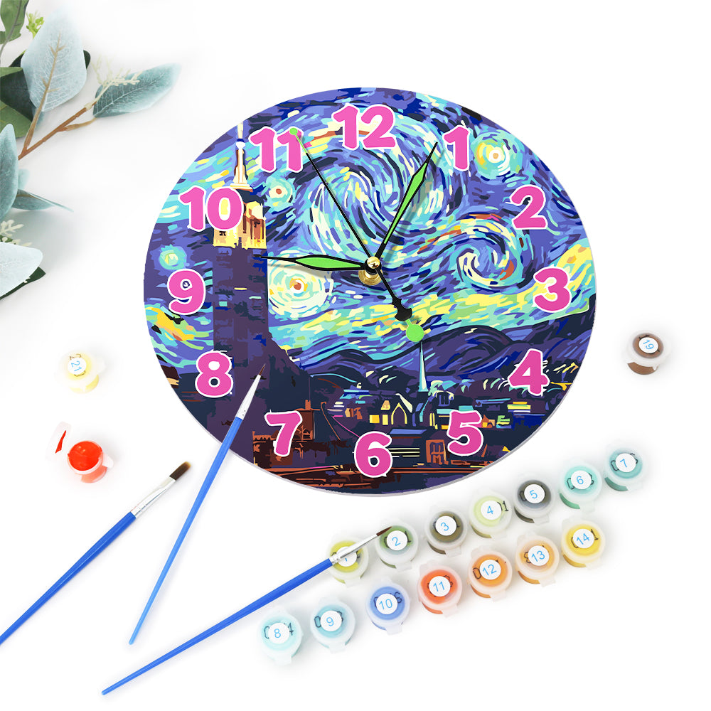 Paint the Moment – Starry Night Clock Kit