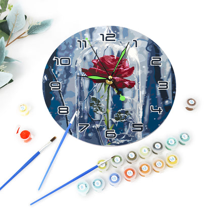 Paint the Moment – Enchanted Rose Clock Kit