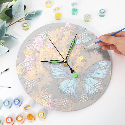 Paint the Moment – Butterfly Bloom Clock Kit