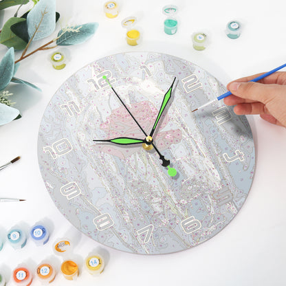 Paint the Moment – Enchanted Rose Clock Kit