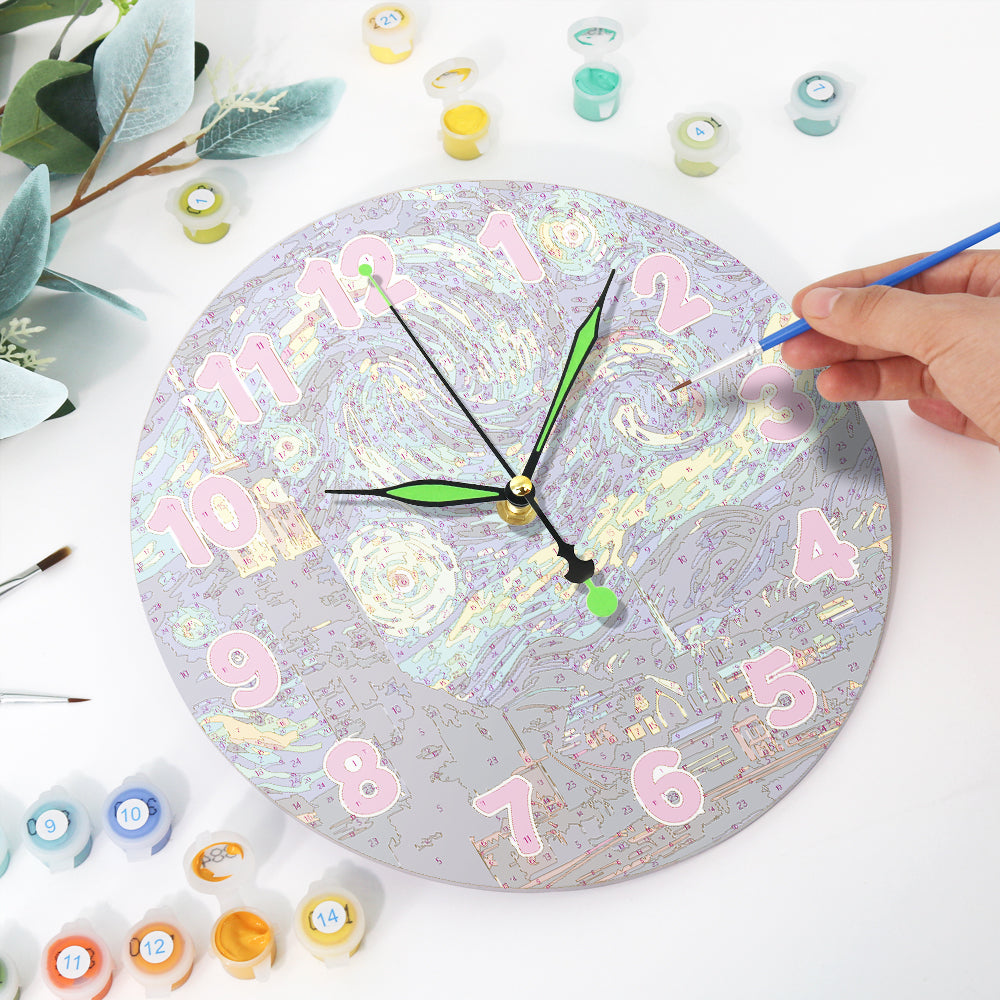 Paint the Moment – Starry Night Clock Kit