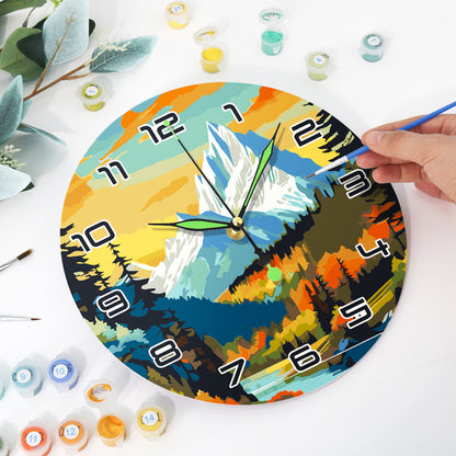 Paint the Moment – Mountain Majesty Clock Kit