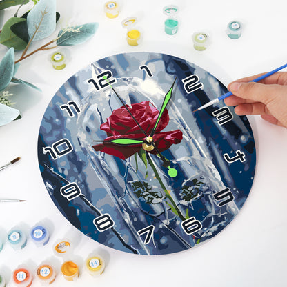 Paint the Moment – Enchanted Rose Clock Kit